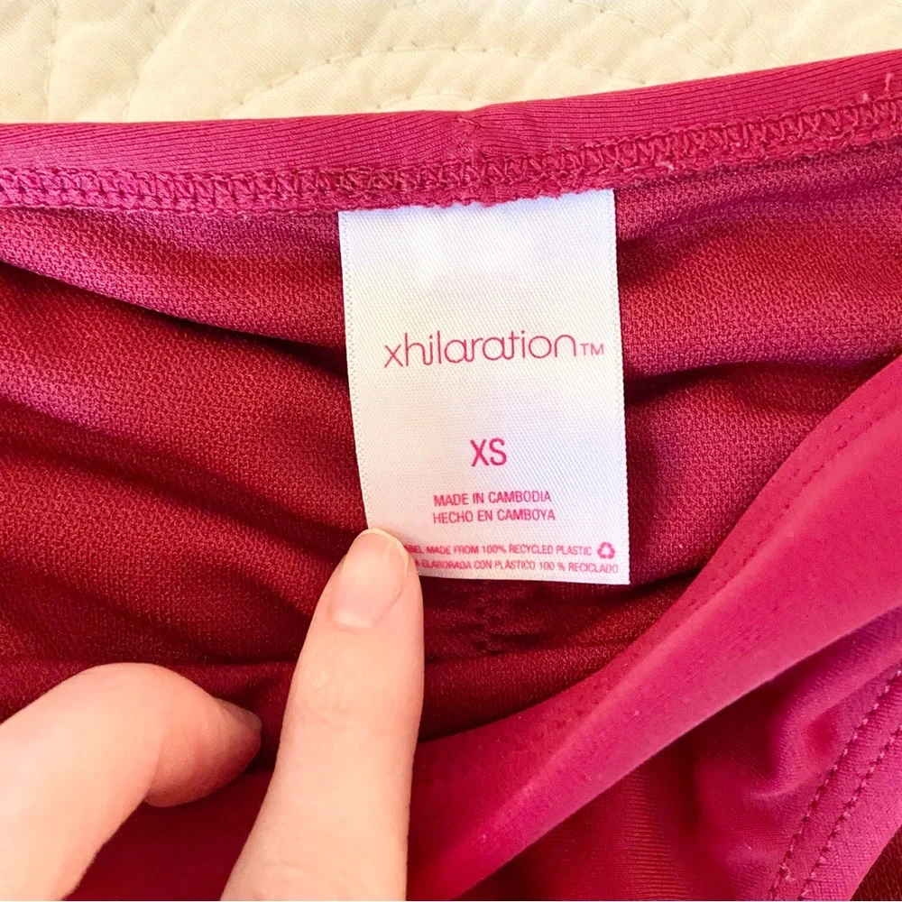 🍓FREE with Purchase🍓 Xhilaration Side Cut Cheeky Ruched Back Bikini Bottoms
